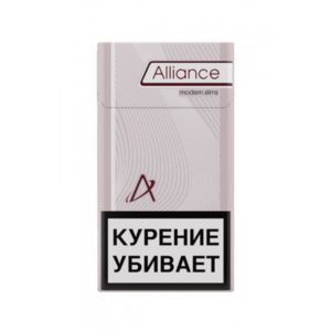 Заказать сигареты блоками Alliance Modern Slims