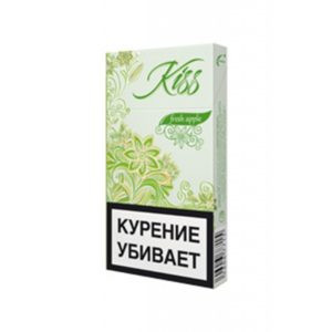 Заказать сигареты блоками Kiss Fresh Apple Superslims