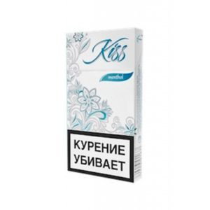 Заказать сигареты блоками Kiss Menthol Superslims