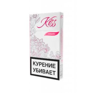 Заказать сигареты блоками Kiss Romantic Superslims