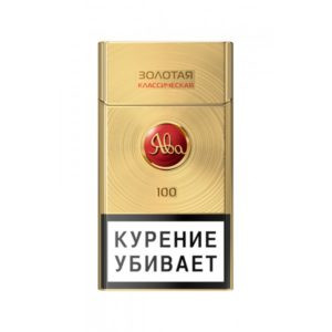 Заказать сигареты блоками Ява 100 золотая классическая